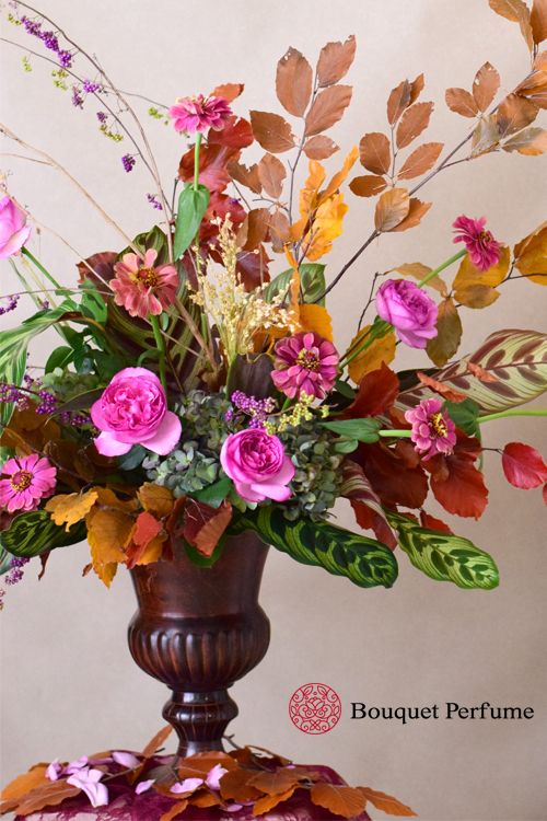 フラワーアレンジメント 長持ち】9月の秋の花でアレンジメントを長持ち  