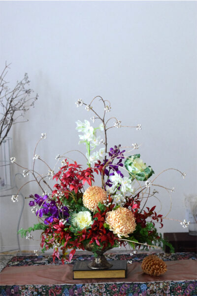 モダン フラワーアレンジメント