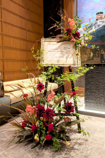 みなとみらい パーティー 花