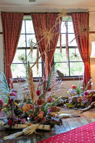 横浜　ディスプレイ　花