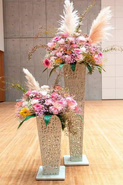 発表会　スタンド花