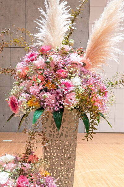 音楽ホールの花