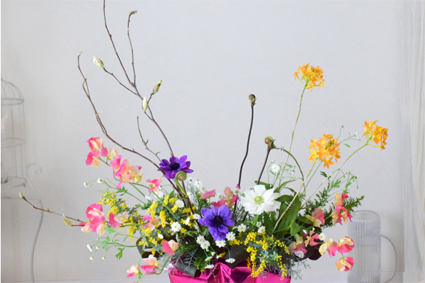 フラワーアレンジメント　春