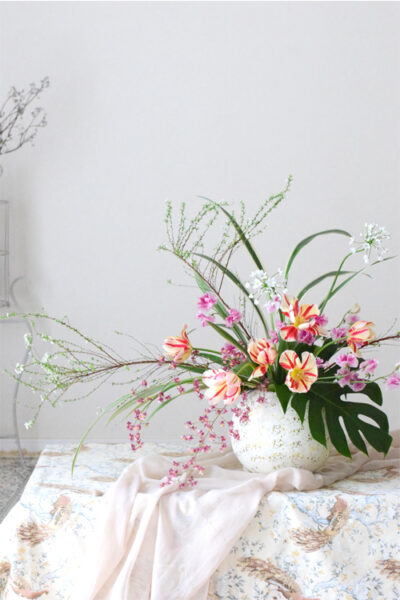 チューリップ,　投げ入れ