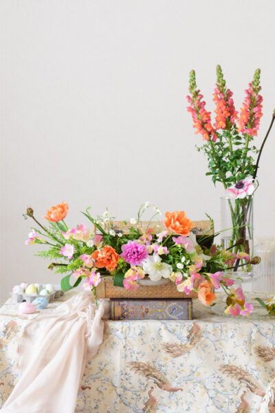 フラワーアレンジメント オレンジ