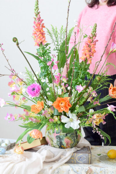 フラワーアレンジメント チューリップ